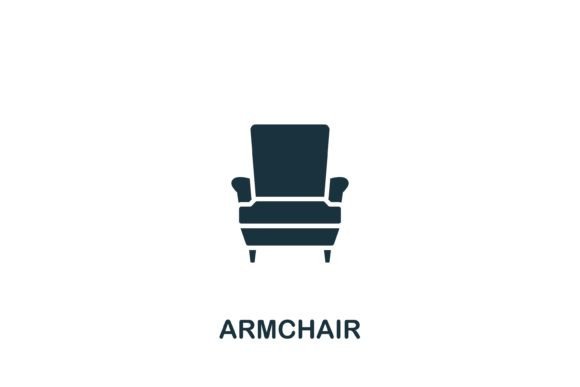 Armchair Icon Graphics for Crafting