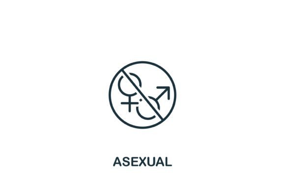 Asexual Icon for Modern Branding