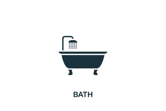 Bath Icon Graphics for Modern Design