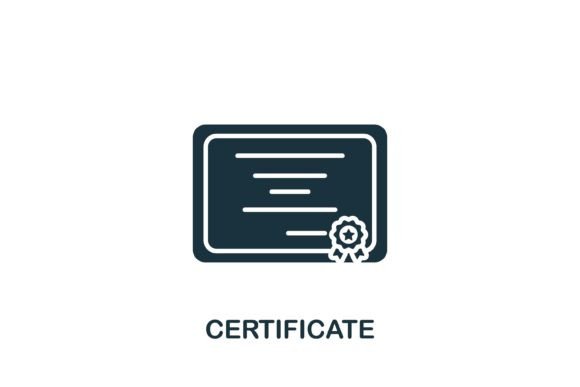 Certificate Icon Graphics for Modern Web Design