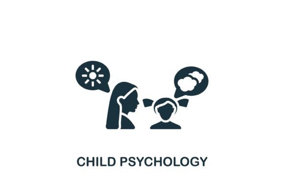 Child Psychology Icon Graphics for Digital Sellers