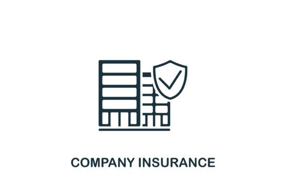 Company Insurance Icon Graphics for Crafting