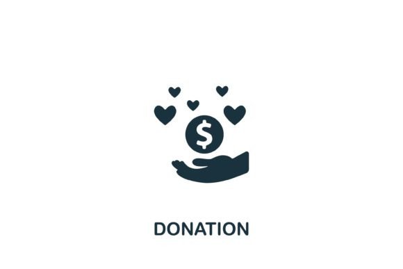 Donation Icon Enhances Visual Communication