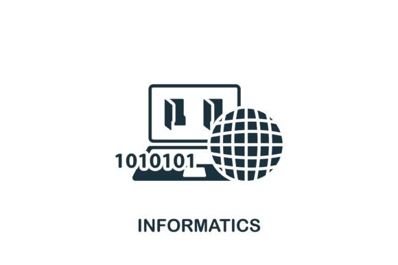 Informatics Icon: A Modern Graphic Asset for Local Branding