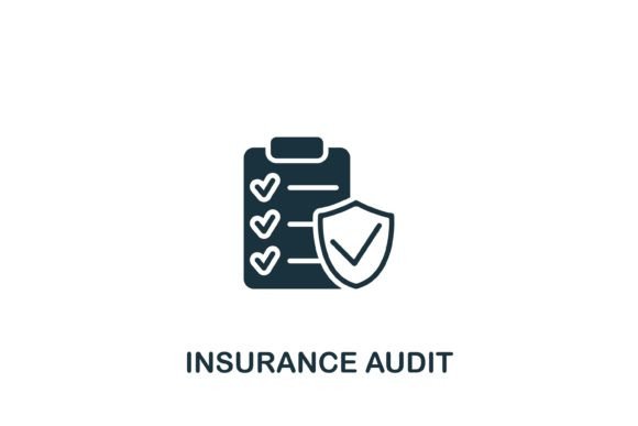 Insurance Audit Icon Graphics for Modern Branding