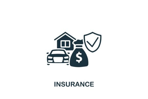 Insurance Icon Graphics for Local Business Branding