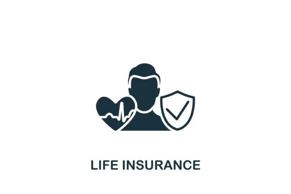 Life Insurance Icon Graphics for Digital Sellers