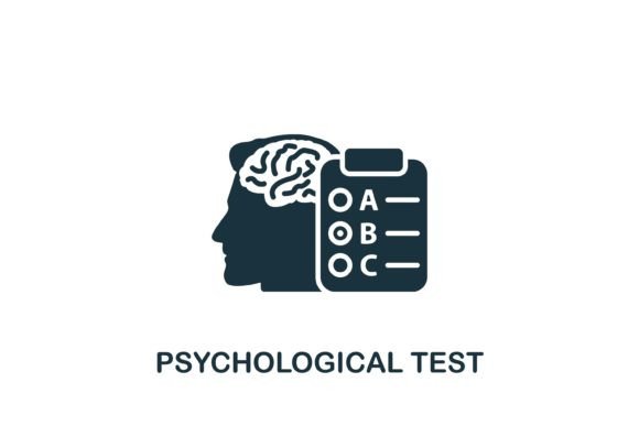 Psychological Test Icon Graphics for Branding and Marketing