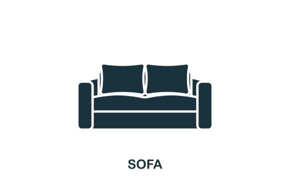 Sofa Icon Graphics for Modern Web Design