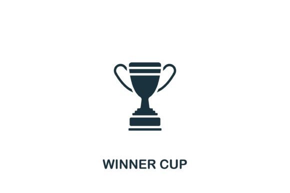 Winner Cup Icon Graphics for Digital Sellers